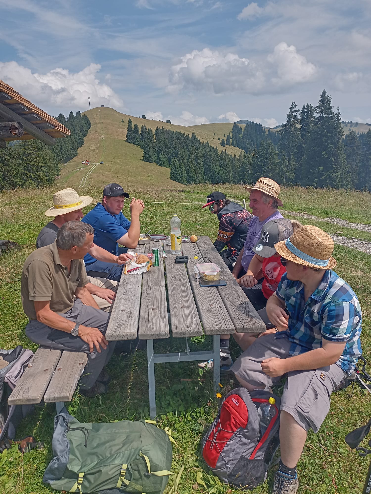 Mittagspause mit bester Aussicht
