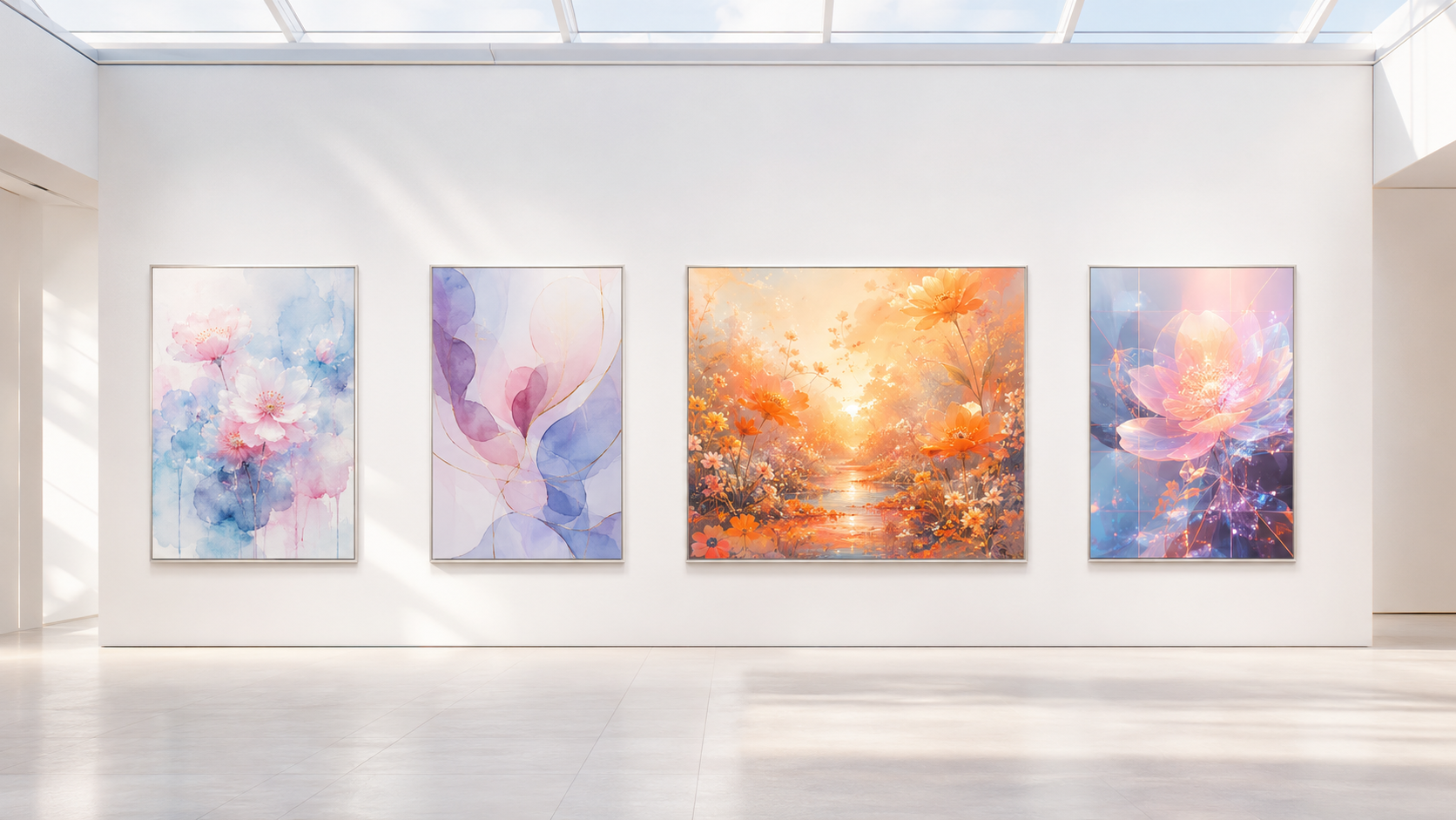 人の想像や選択によって生まれるさまざまなAIアート