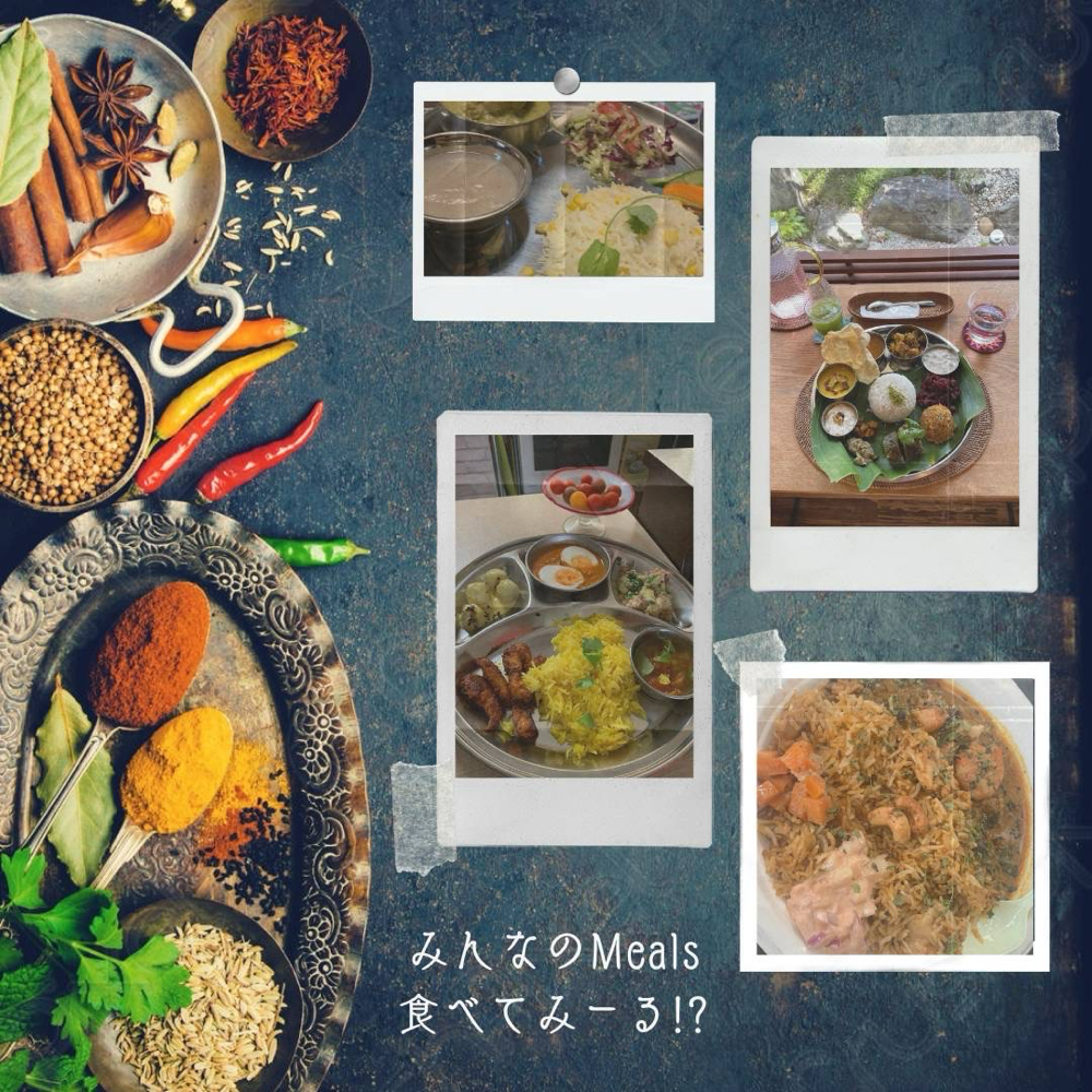 みんなのmeals（11:00〜14:00 ）　事前お申し込み制　お一人様¥2500（お写真はイメージです）