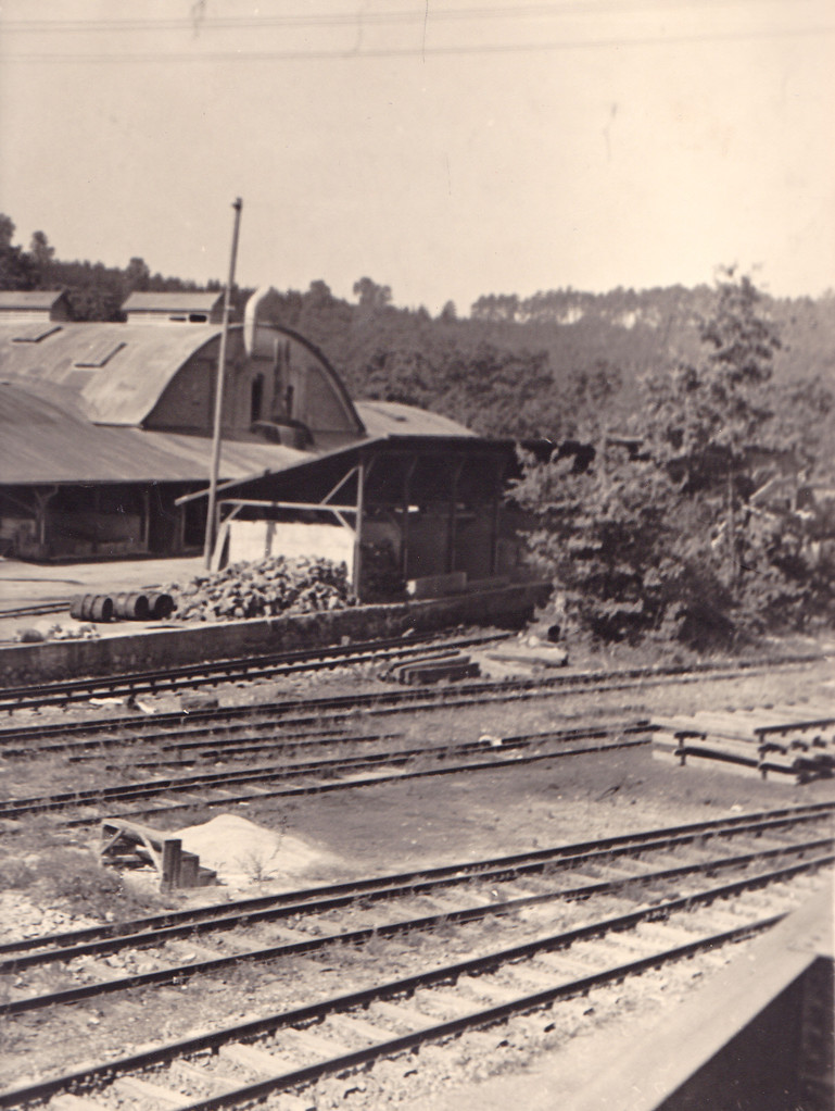 Blick vom Stellwerk zur Anschluss NTW