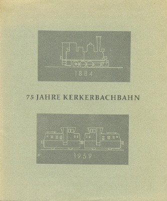 Der Einband der Festschrift aus dem Jahre 1959