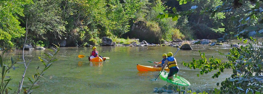 canoë sur la Dourbie