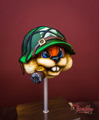 Conker Nintendo in Full 3D, Modelliert, Formenbau, Resin Guss, Bemalung