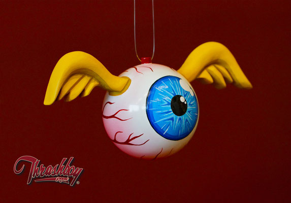 Flying Eye handmade, handpainted