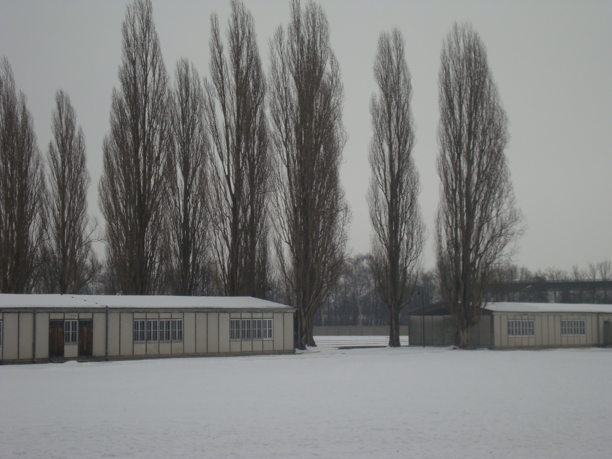 Roll call square with former barracks