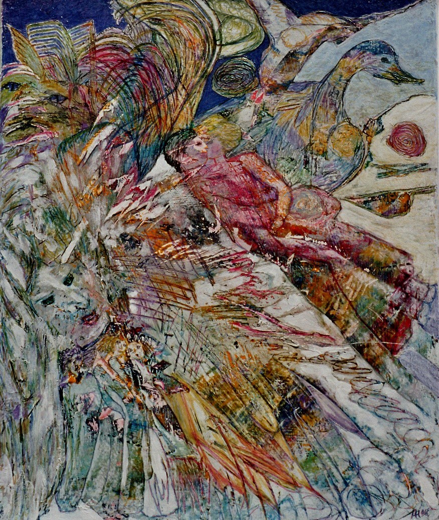 Liebe 2006,  Mischtechnik/Leinwand, 50x60 cm