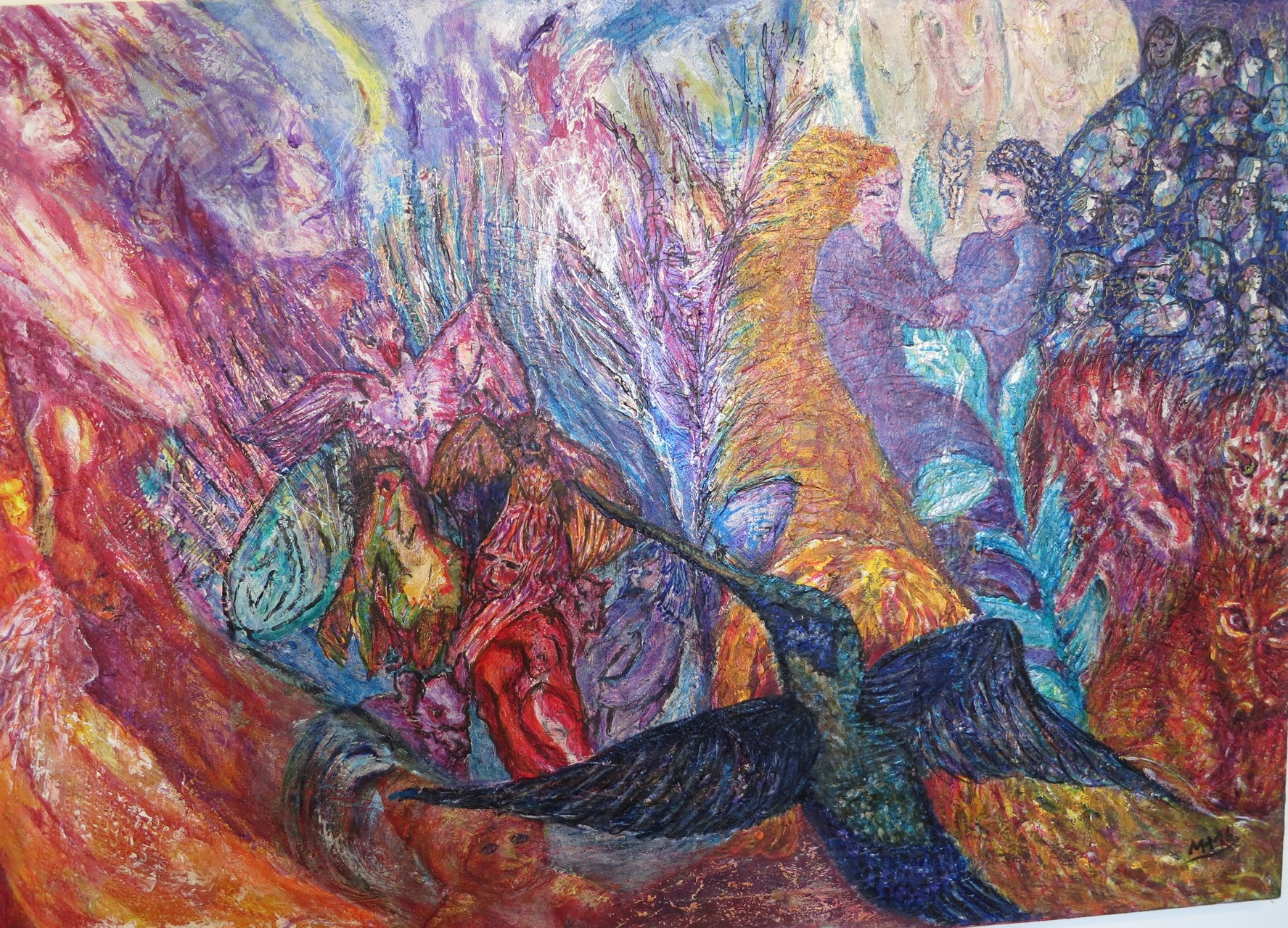 Inspiration 2016 ,   Mischtechnik/Leinwand, 100x70 cm