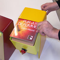 “Fly Bib“ présentoir à Bag in Box (Modèle déposé®)
