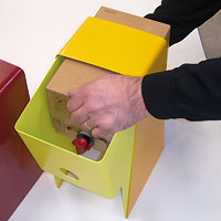 “Fly Bib“ présentoir à Bag in Box (Modèle déposé®)