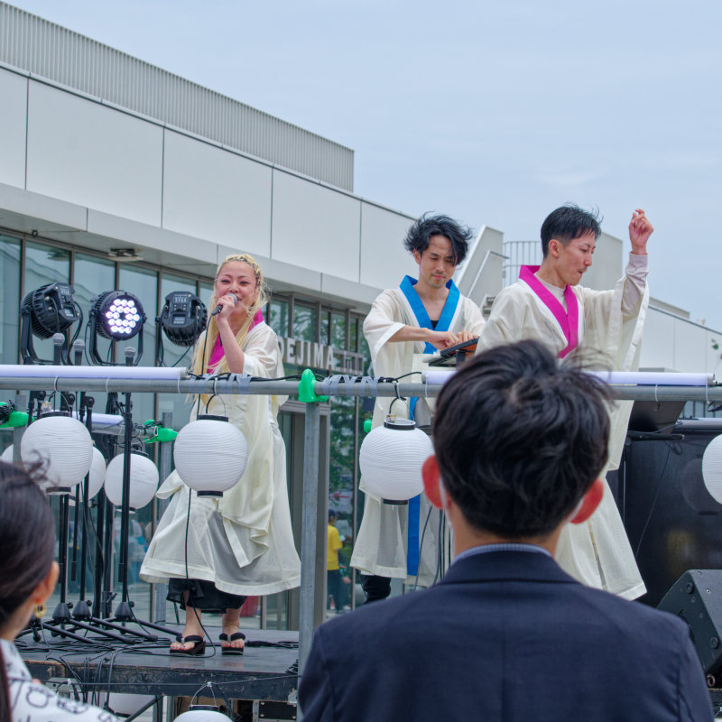 盆踊り文化を世界に「NO BORDER BONODORI」発表会in HICity