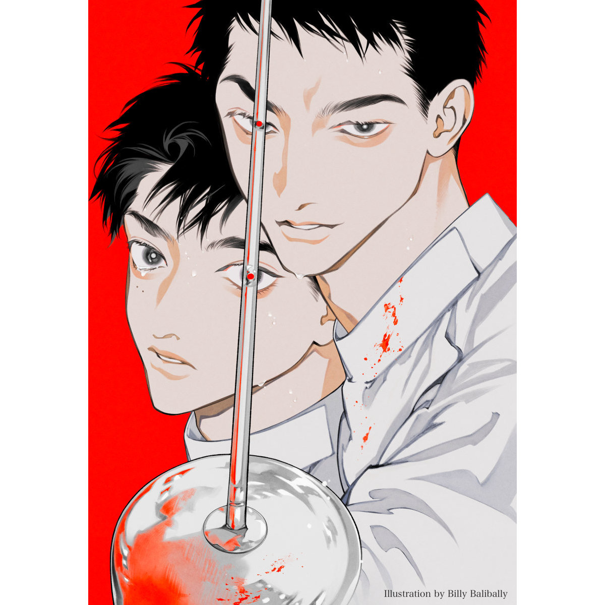 ビリー・バリバリー「心を刺したら、どんな色？」『ピアス　刺心』描き下ろしイラスト