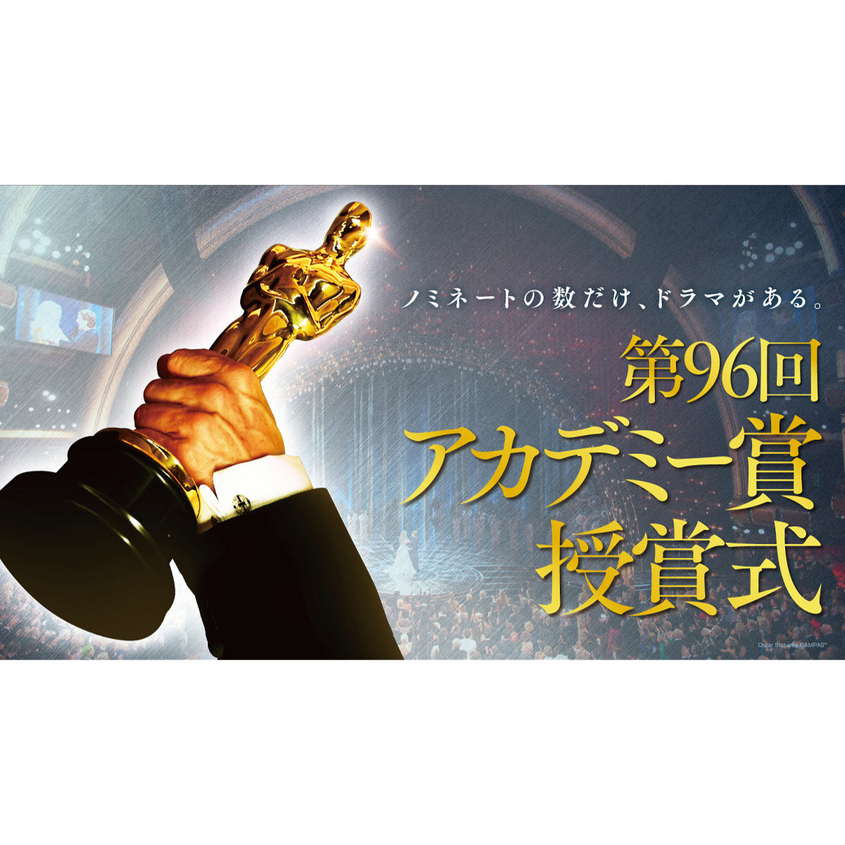 第96回アカデミー賞各部門のノミネーション発表、日本映画3作品ノミネートの快挙