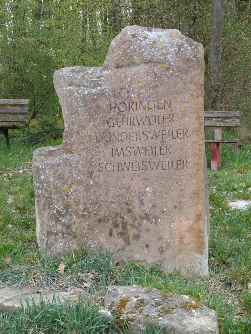 Der Hinkelstein am 5-Länder-Eck