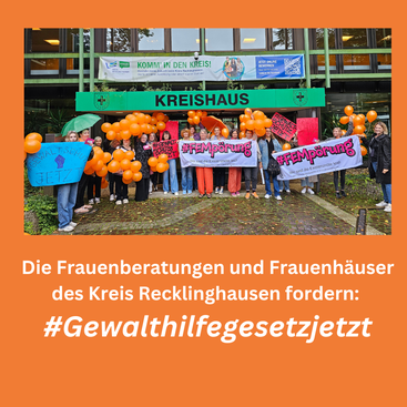 Frauenhaus Recklinghausen | Im Jahr 2021 mussten 113 Frauen abgewiesen werden. Im Jahr 2022 mussten 95 Frauen abgewiesen werden. Im Jahr 2023 mussten 82 Frauen abgewiesen werden. Und in diesem Jahr bis zum heutigen Tag bereits 173 Frauen.