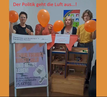 Frauenhaus Münster | Gewalthilfegesetz darf nicht an Budgetfragen scheitern. #Gewalthilfegesetzjetzt