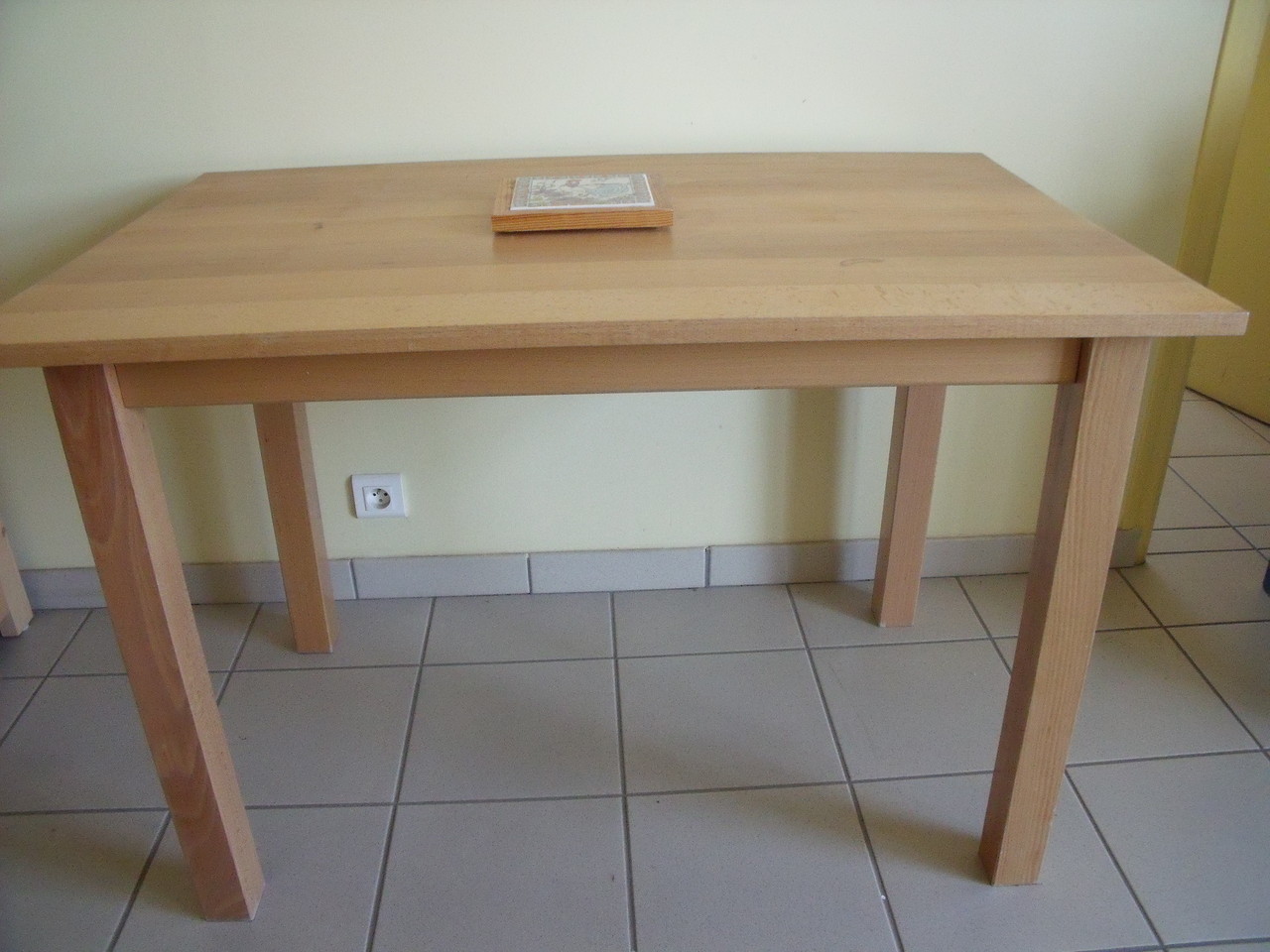Table De Cuisine En Hetre Massif