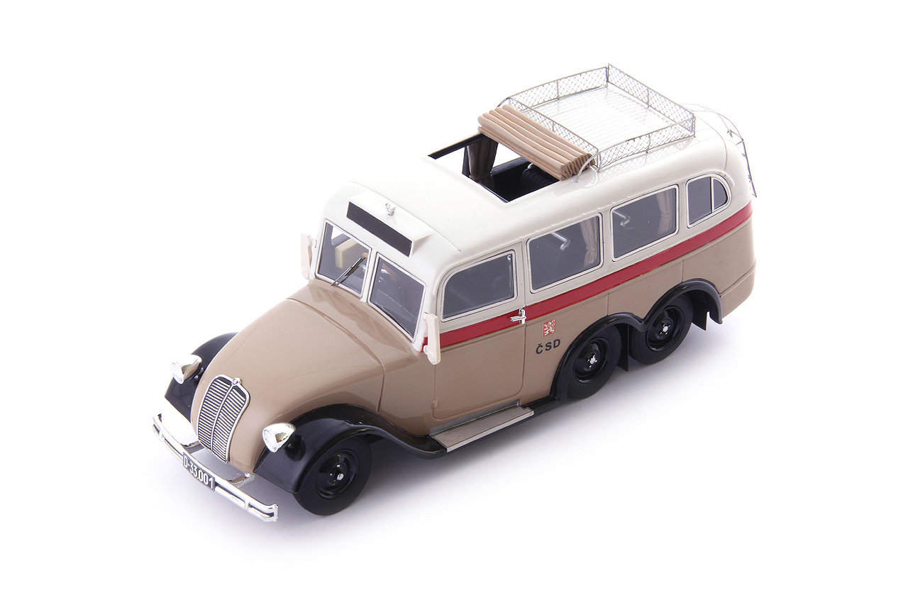 超レア AutoCult オートカルト 1/43 タトラ T82 BUS ミニカー