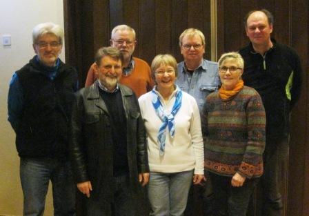 1.Mannschaft v.l.n.r. Dragoljub Radonjic,Helmut Heinz,Heinz Kamp,Genevieve Heinz,Jürgen u. Marianne Reckemeyer, Michael Schaper