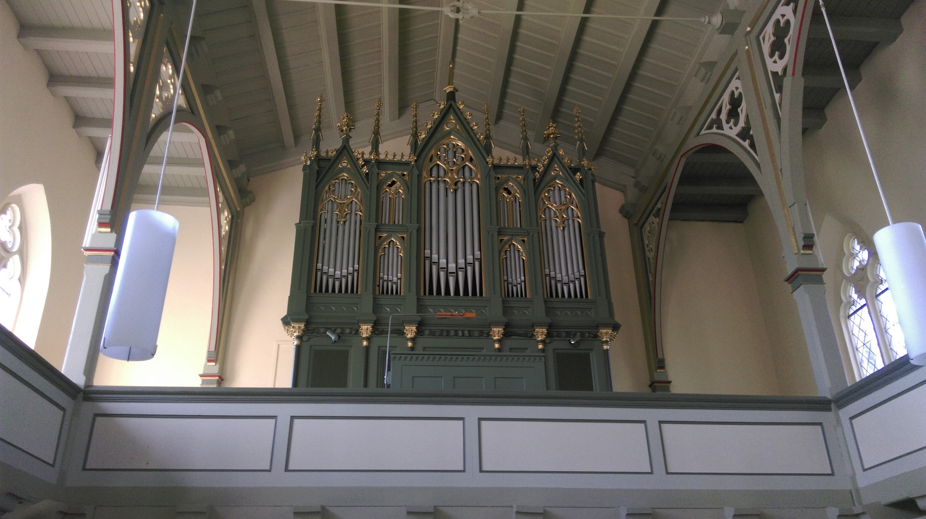 Rühlmann Orgel von 1880 in der Christuskirche Bobbau