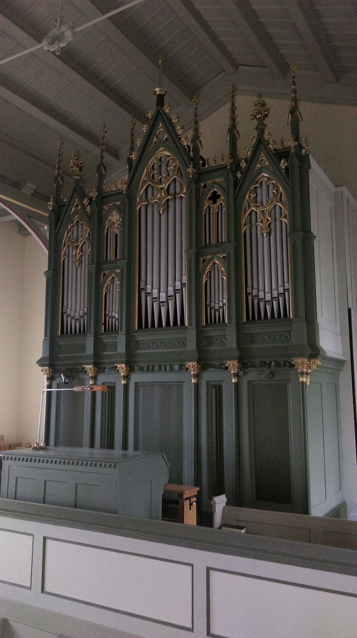 Rühlmann Orgel von 1880 in der Christuskirche Bobbau