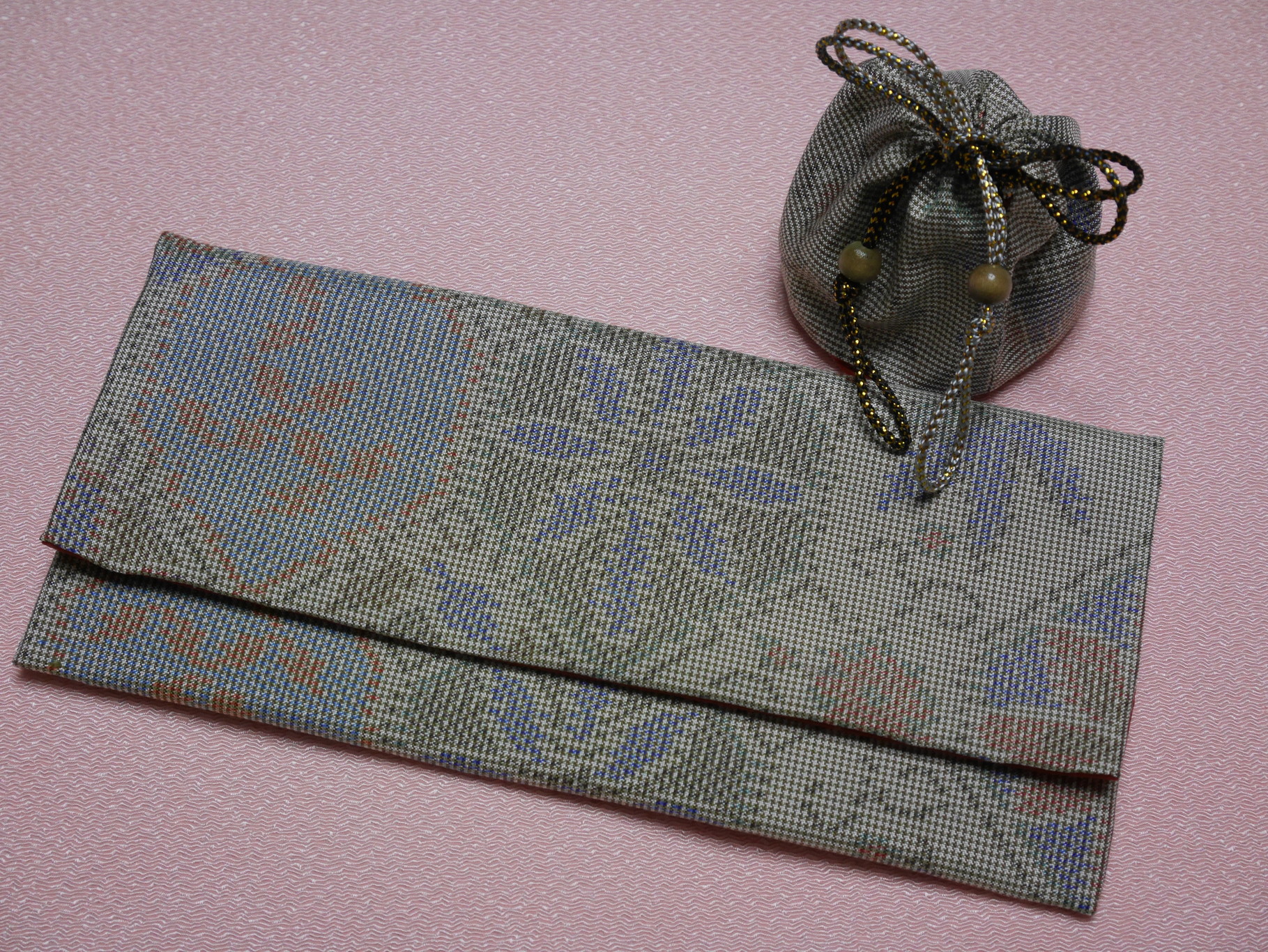 長財布と巾着小物入れの作り方 - 創作和装 美絽絽mottar-charmbox