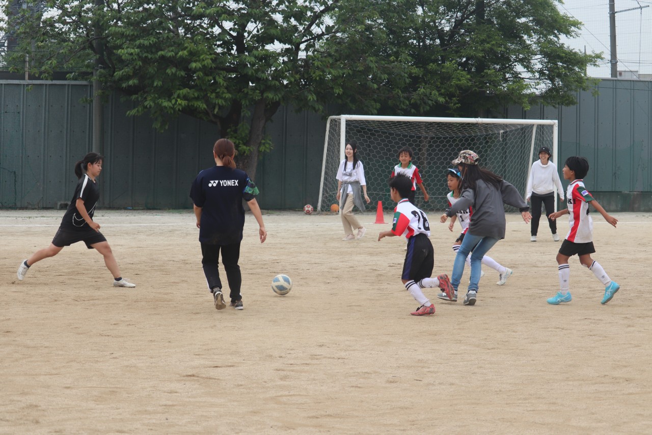 恒例行事の親子サッカーを楽しみました