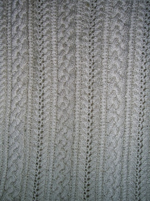 One of my first ARAN jumpers, detail