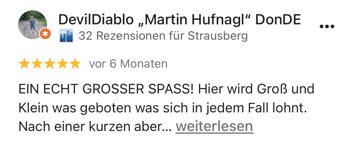 Google-Rezension Bergwelt