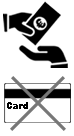 Symbol Barzahlung