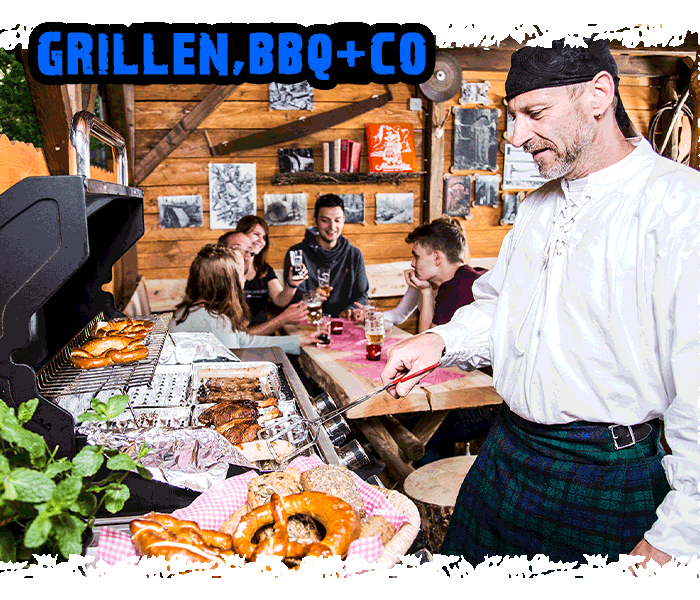 Futtern + Feiern in Hennigsdorf: Grillen, BBQ & gemütlich zusammensitzen nach dem Klettern im Kletterpark CLIMB UP!