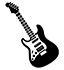 Symbol Gitarre für Live-Events