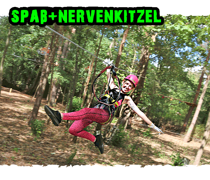 CLIMB UP! - Kletterwald Klaistow bei Potsdam: Seilrutschen, Parcours und Nervenkitzel im Kletterpark