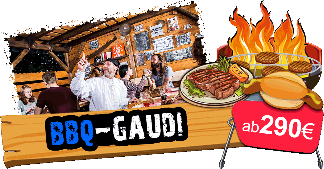 BBQ im Kletterpark in Strausberg und Hennigsdorf für Betriebsfeiern, Vereine und Gruppen