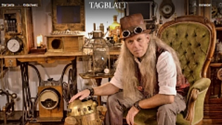 Steampunker Dan Aetherman - Retrofuturistic Steampunk Artwork - St. Galler Tagblatt