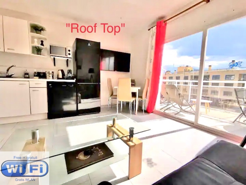 FeWo "Roof Top" direkt am Kanal für 4-6 Personen, Maisonette-Wohnung mit Dachterrasse in Strandnähe in Port Moxo/Empuriabrava