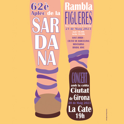 Sardanas-Fest am 20./21.5.2023 in Figueras