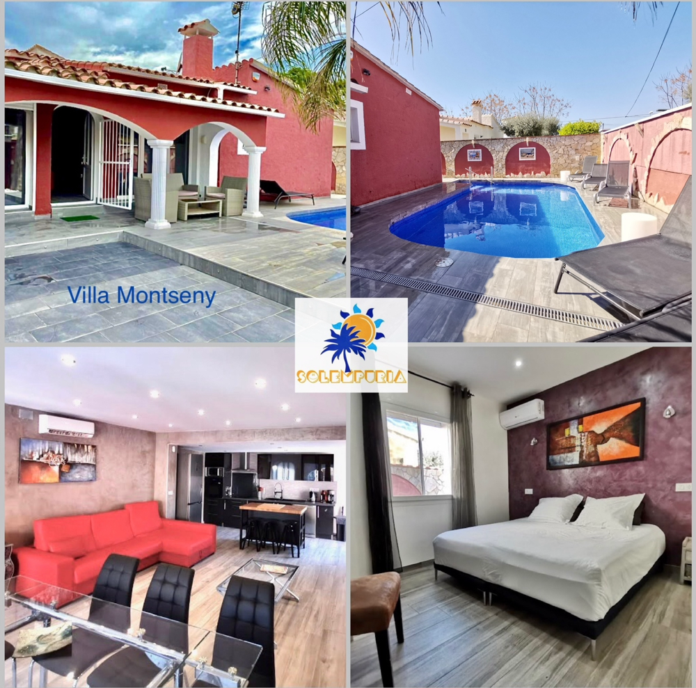 Ferienhaus mit beheiztem Pool für 8-10 Personen in Montseny /Empuriabrava