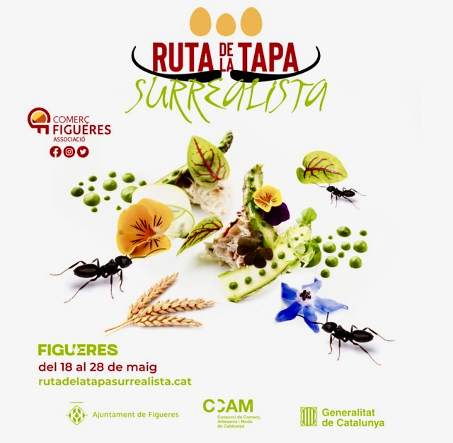 Tapas-Route in Figueras vom 18. bis 28.5.2023 - Infos & Programm: rutadelatapasurrealista.cat