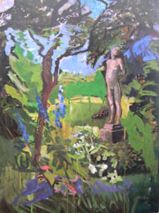 Figur im Garten des Künsteranwesens