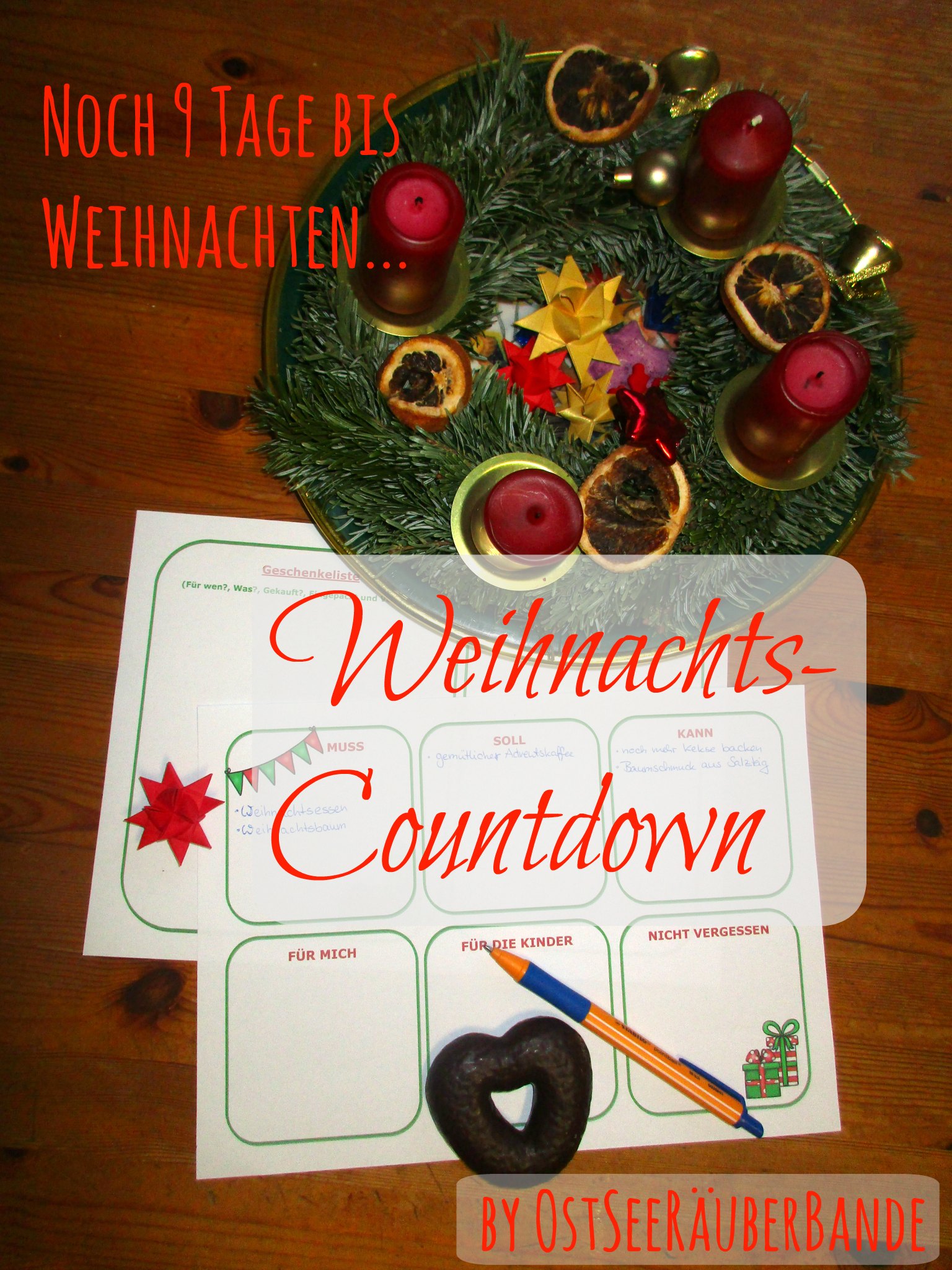 Weihnachts Countdown Aktuell Ostseeraeuberbande Familienblog
