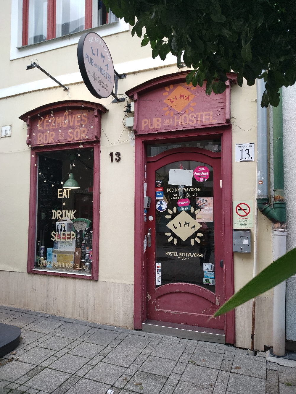 Unsere heutige Unterkunft im Lima-Pub-Hostel - Gut, günstig, ruhig und gemütlich