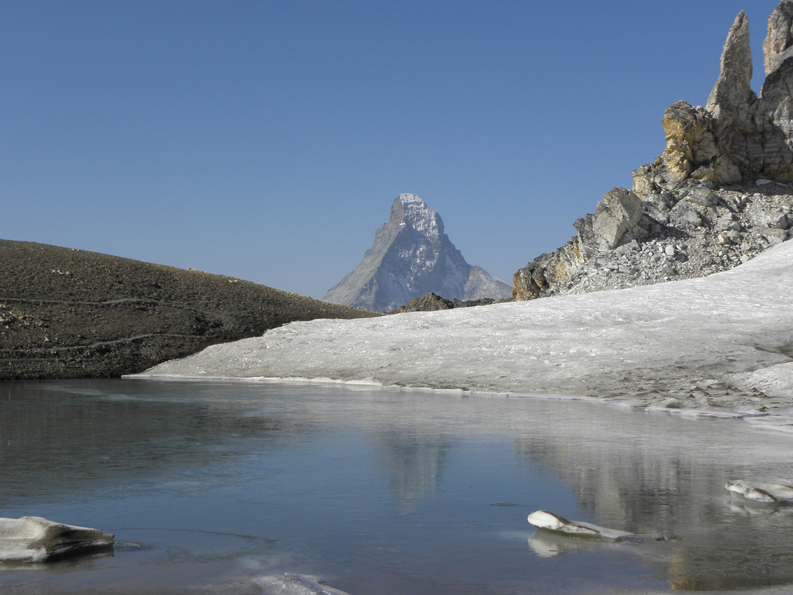 Das Matterhorn vom Mattelhorn aus