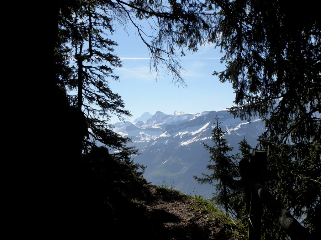 Blick auf die Könige der Berge