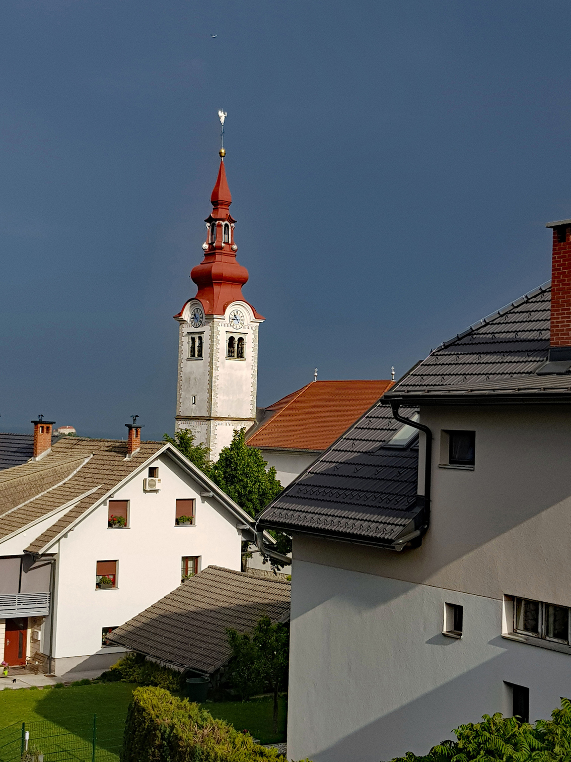 Blick vom Ferienappartement in Zgornje Gorje Nähe Bled aber friedlich