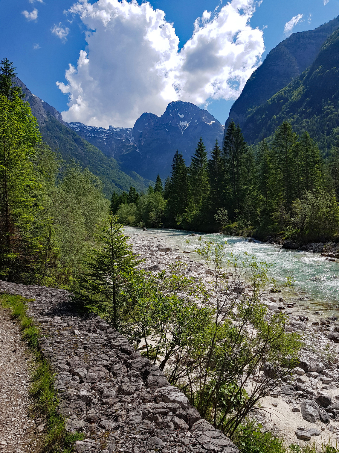 Soča-Trail von Trenta nach Bovec