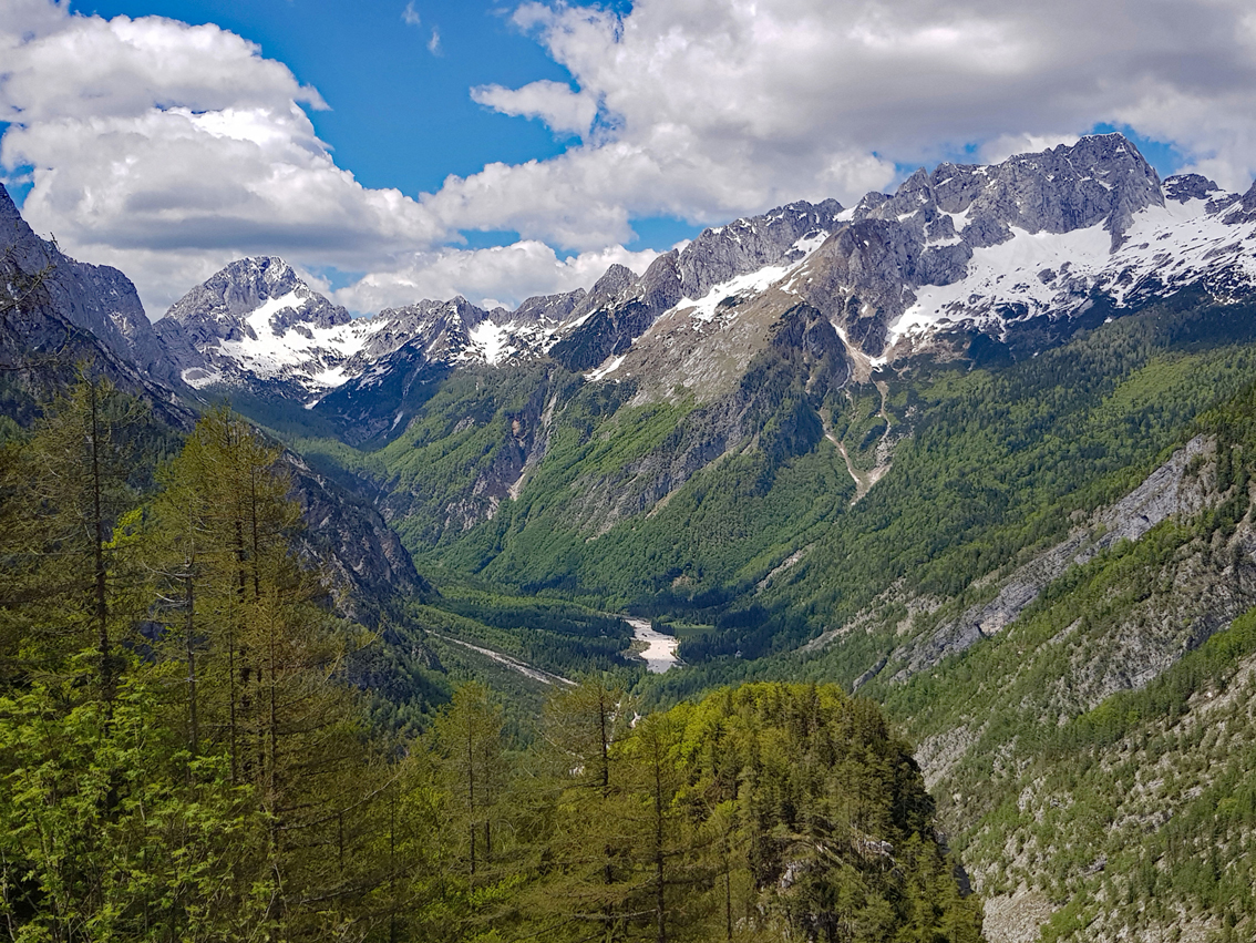 Blick vom Vršičpass 