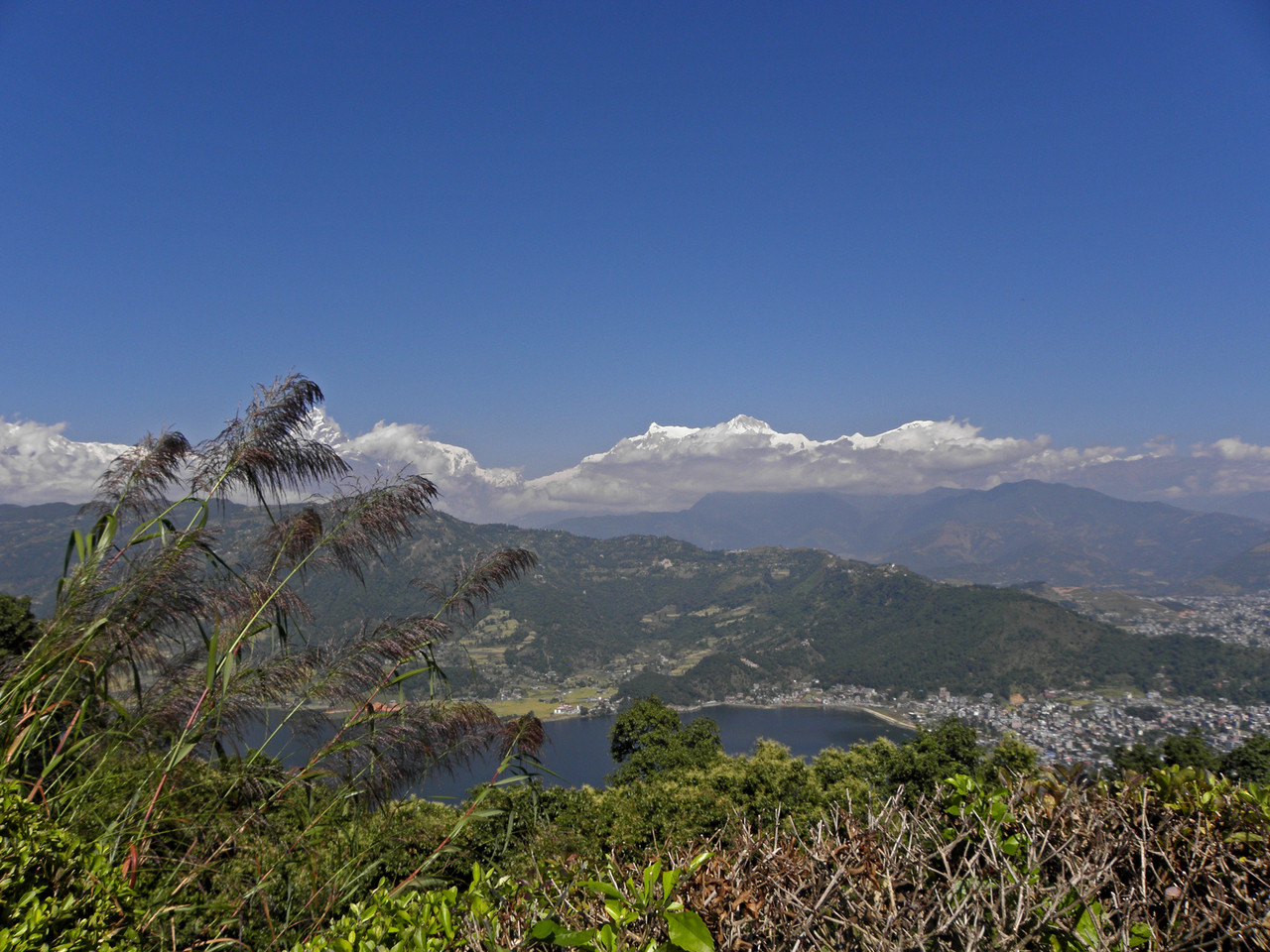 Überblick auf Pokhara