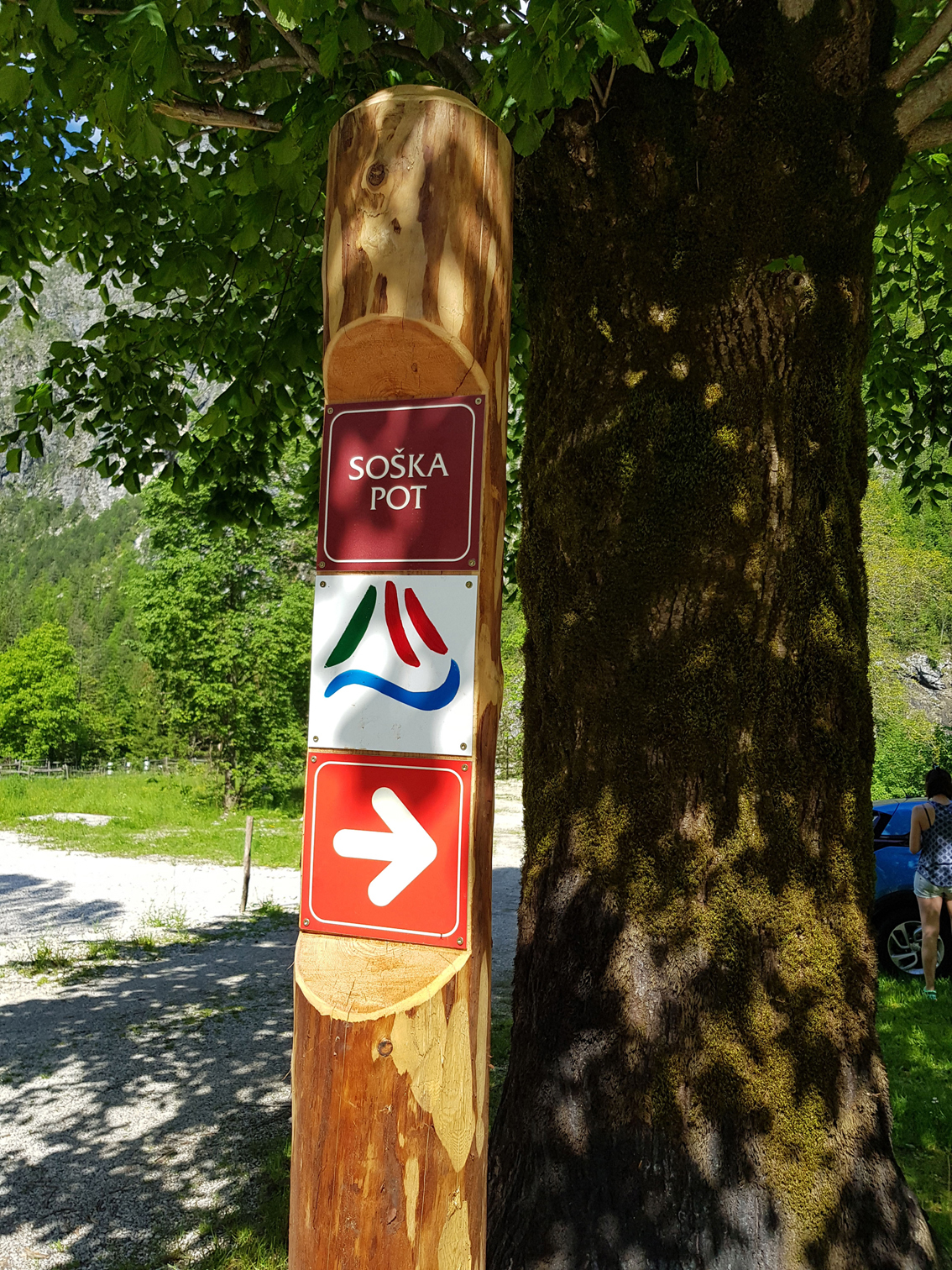 Soča-Trail von Trenta nach Bovec (Teil des AAT Trails)