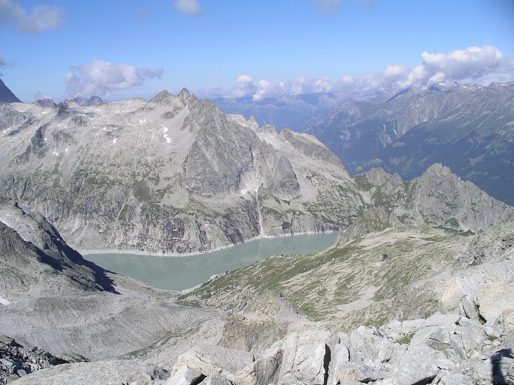 Erster Blick auf den Albignasee