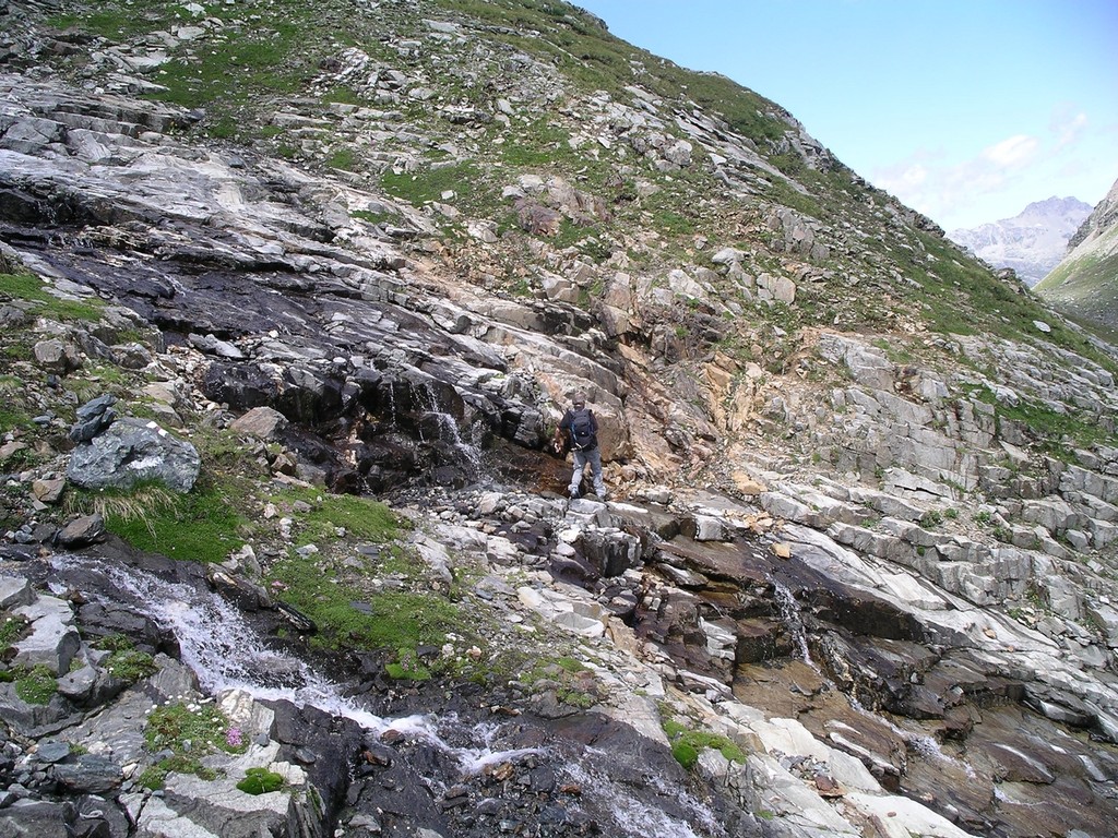 Zum Glück war der Bach nicht zu gross